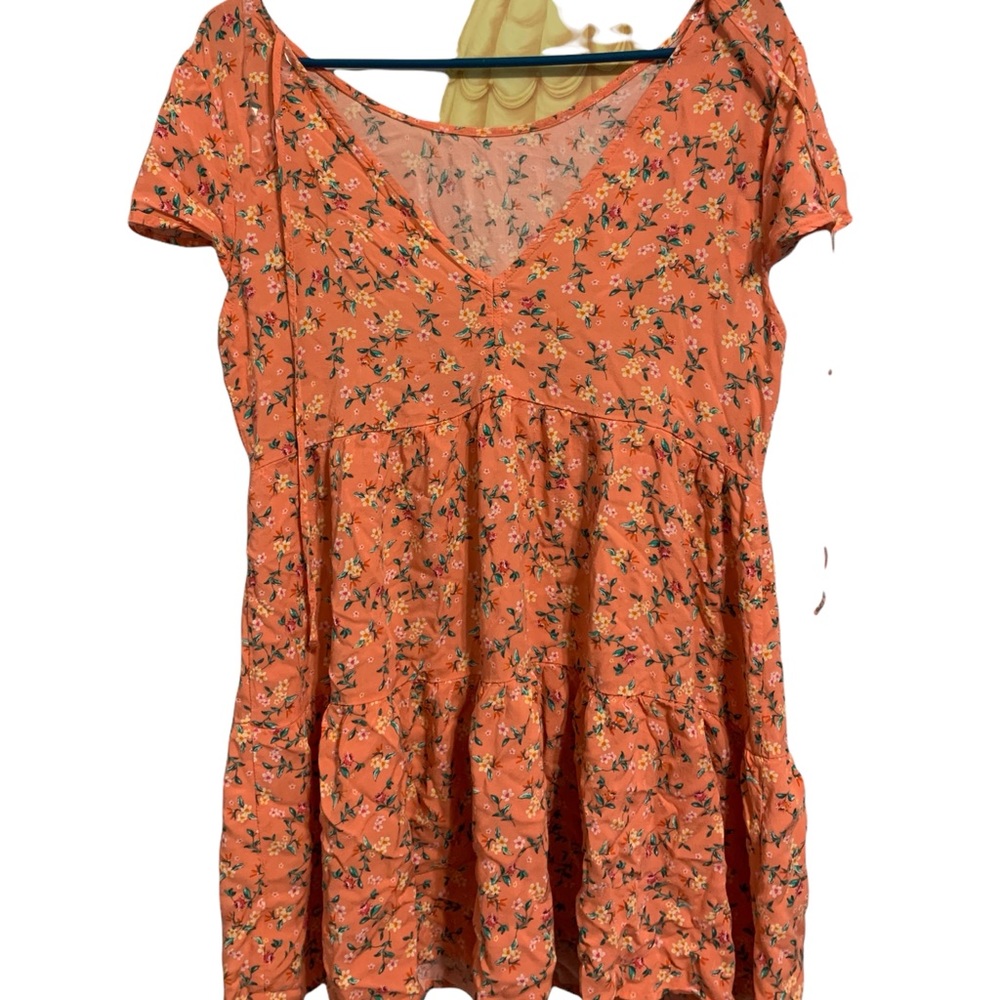 New without tags Ultra Flirt size XL pink floral dress